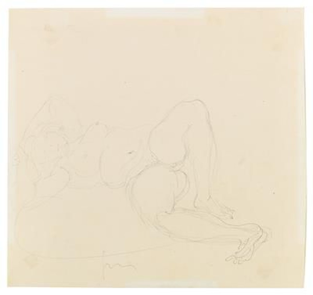 Nudo femminile by Lucio Fontana