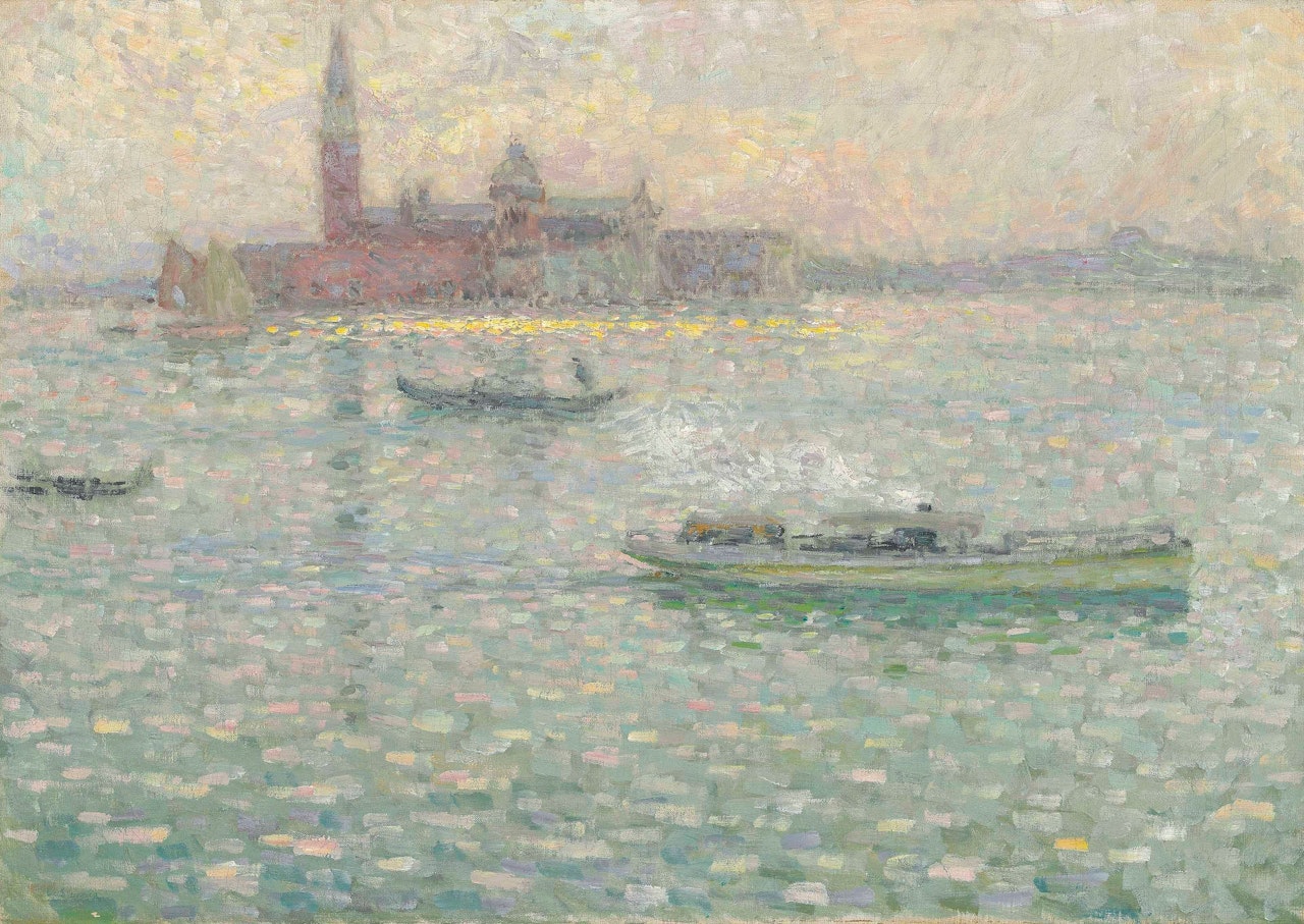 San Giorgio Maggiore, Venise by Henri Le Sidaner