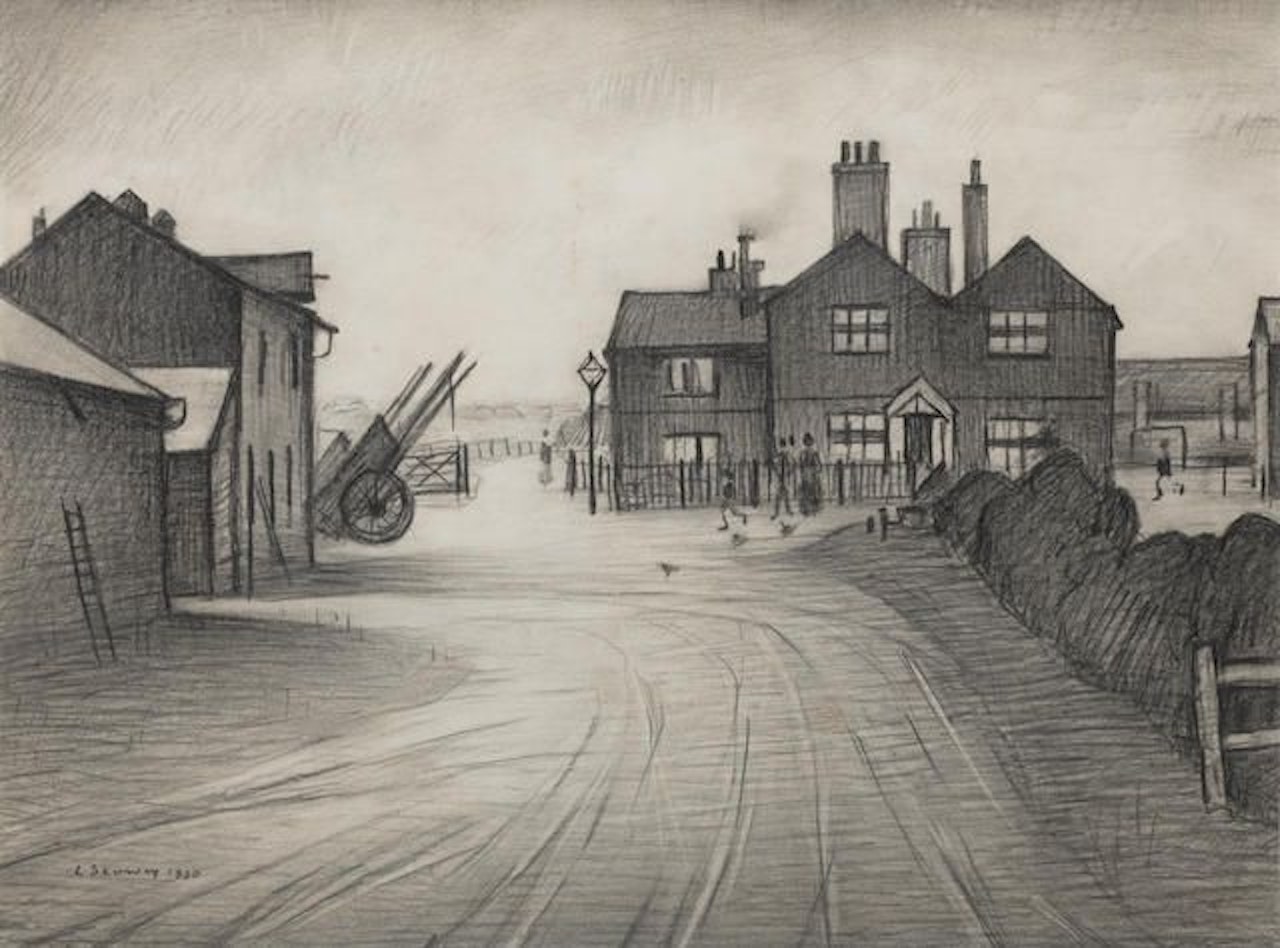 Ardens Farm, Swinton by Laurence Stephen Lowry