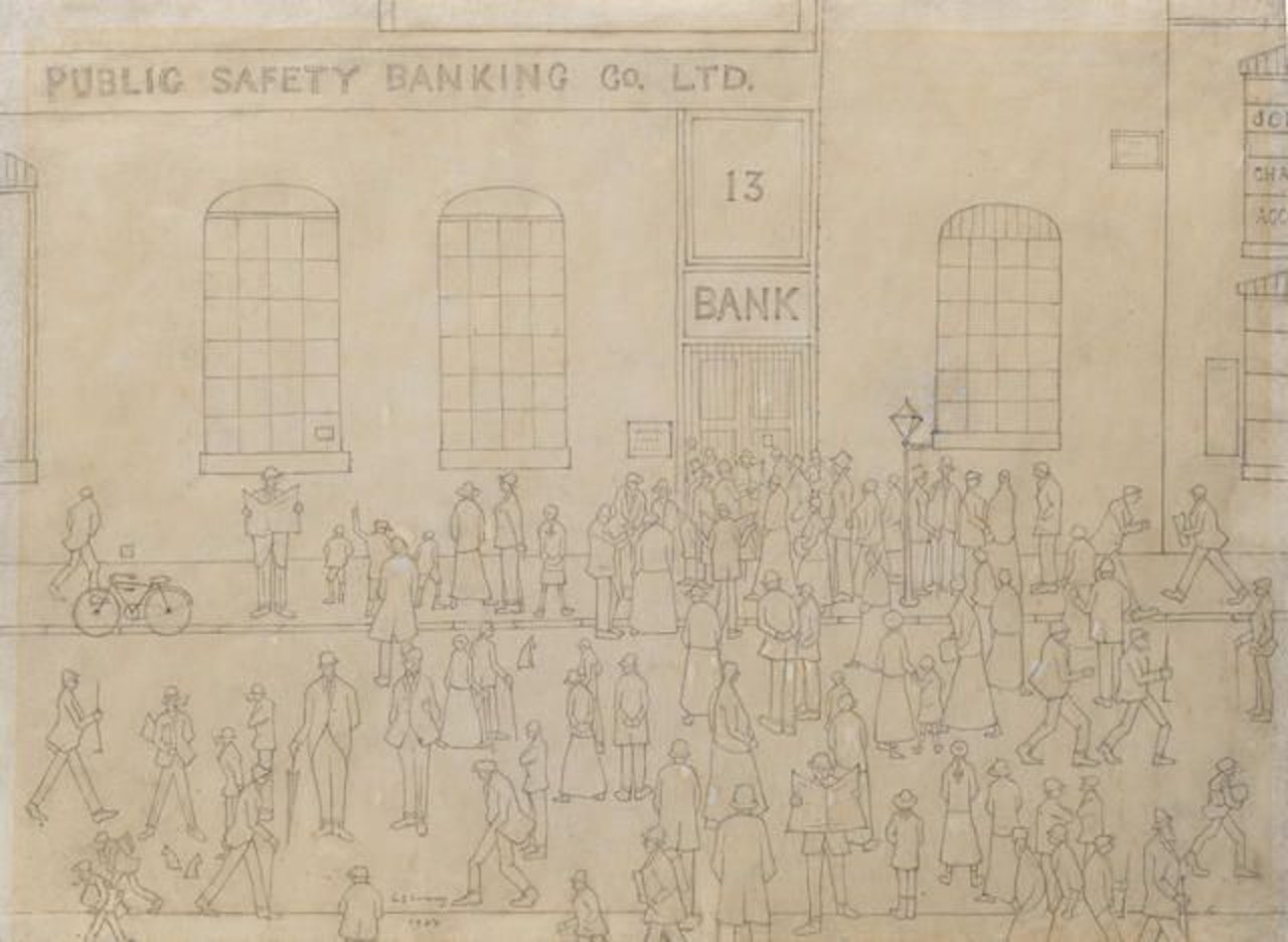 Bank Failure by Laurence Stephen Lowry
