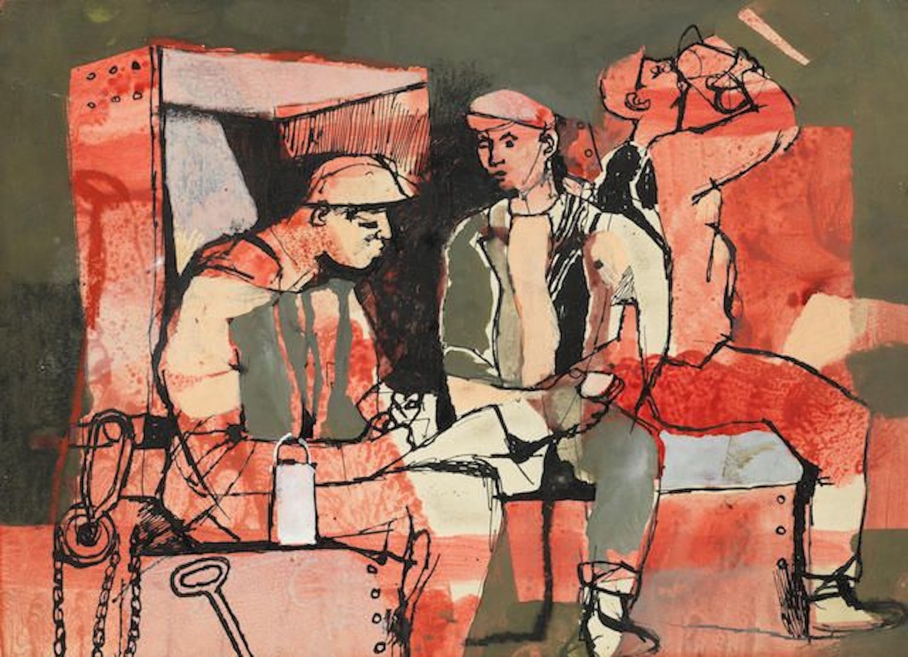Furnacemen by Keith Vaughan