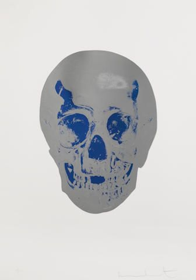 The Dead (Silver Gloss/Turquoise) by Damien Hirst