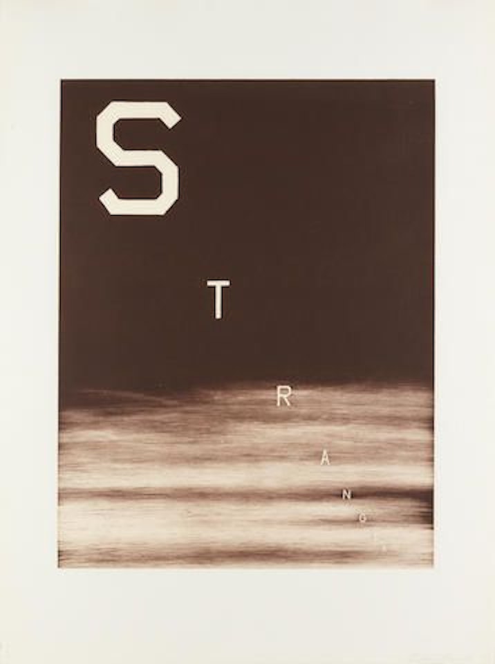 Stranger (Enberg 135) by Ed Ruscha