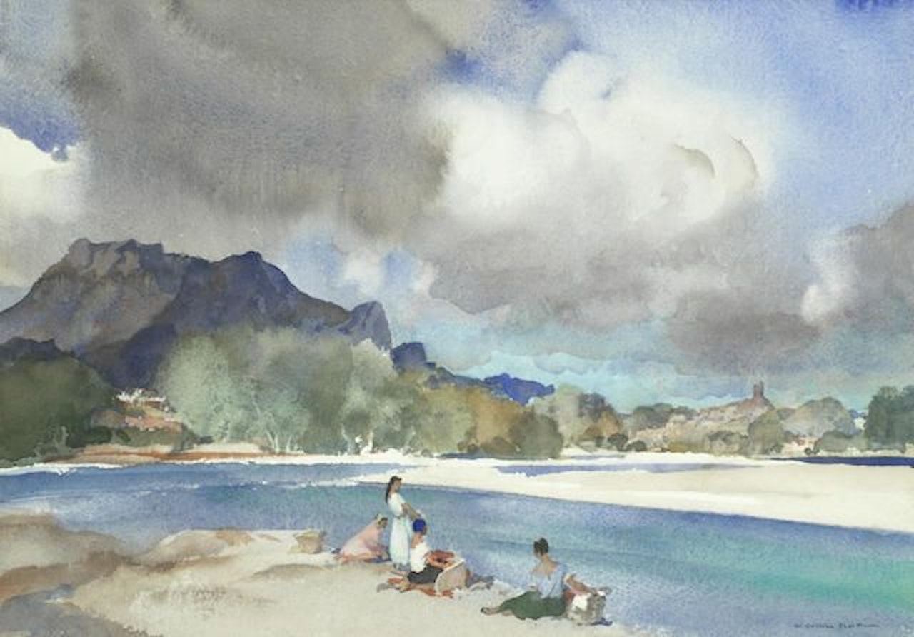 A Brilliant Day on the Drôme by William Russell Flint