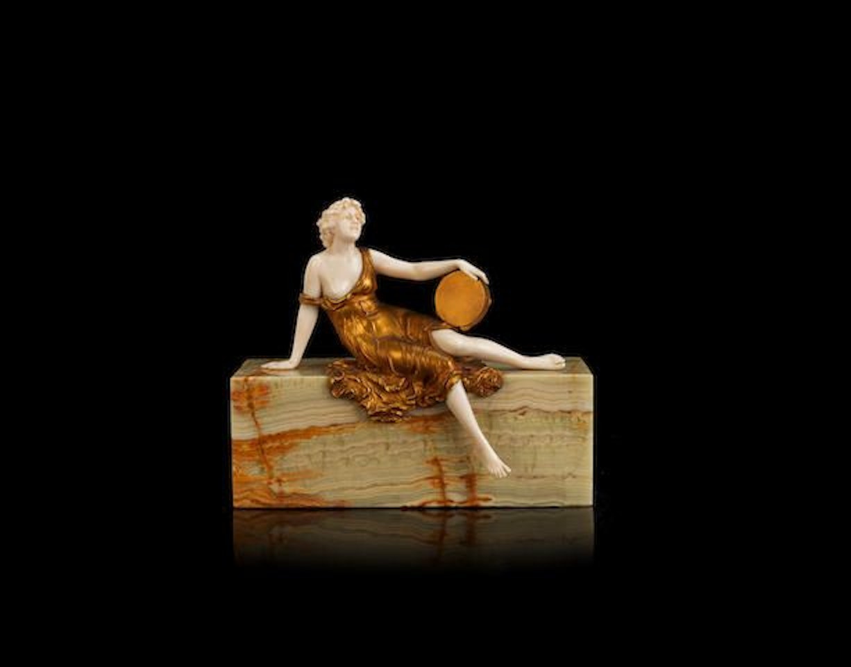 Tambourine Dancer by Ferdinand Preiss