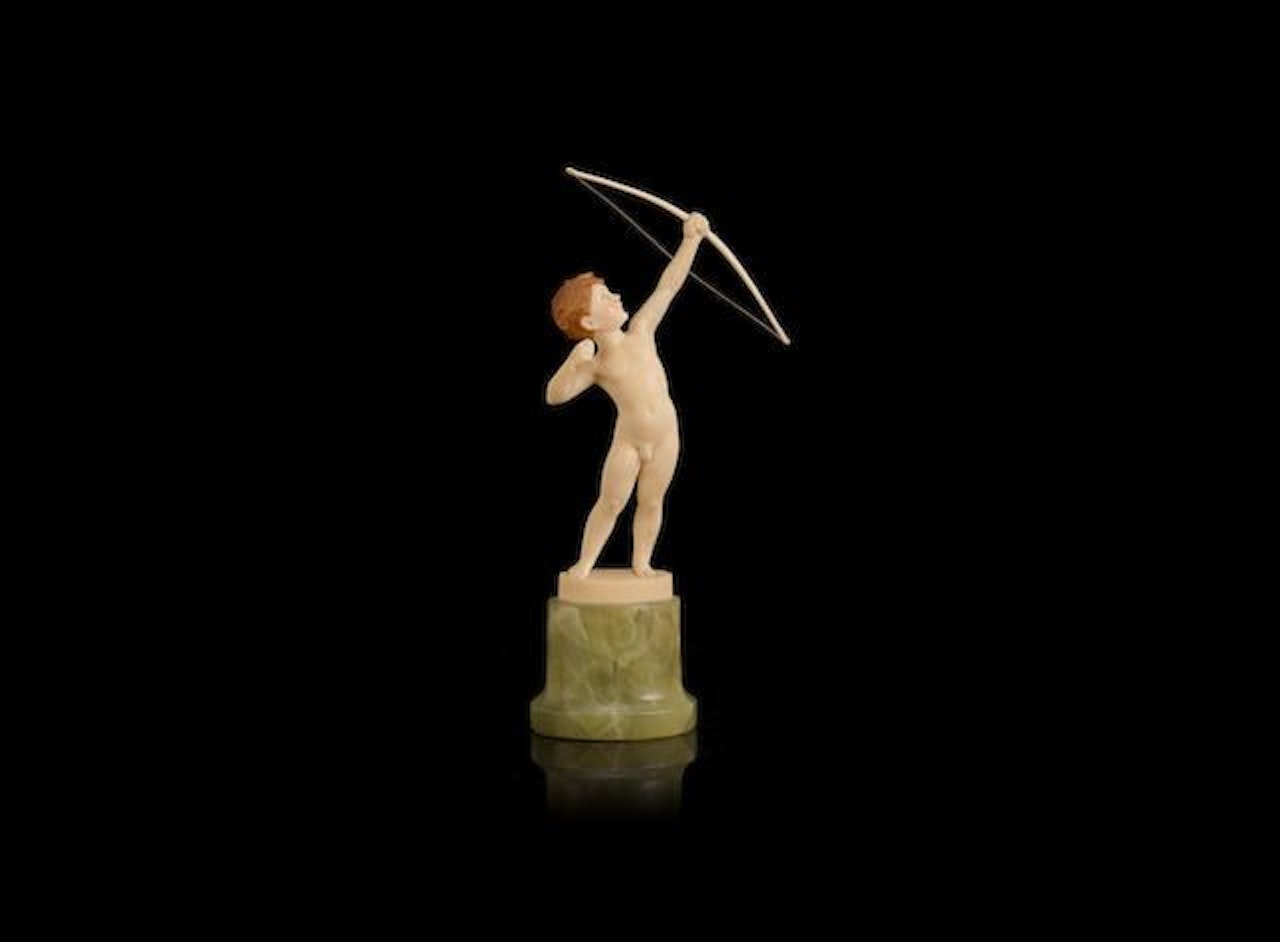 Boy with Bow by Ferdinand Preiss