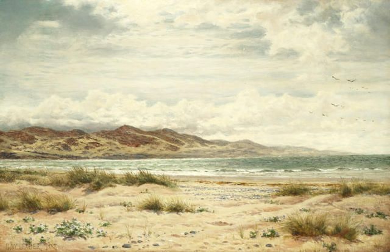 Aberdovey Bay, Wales by Benjamin Williams Leader