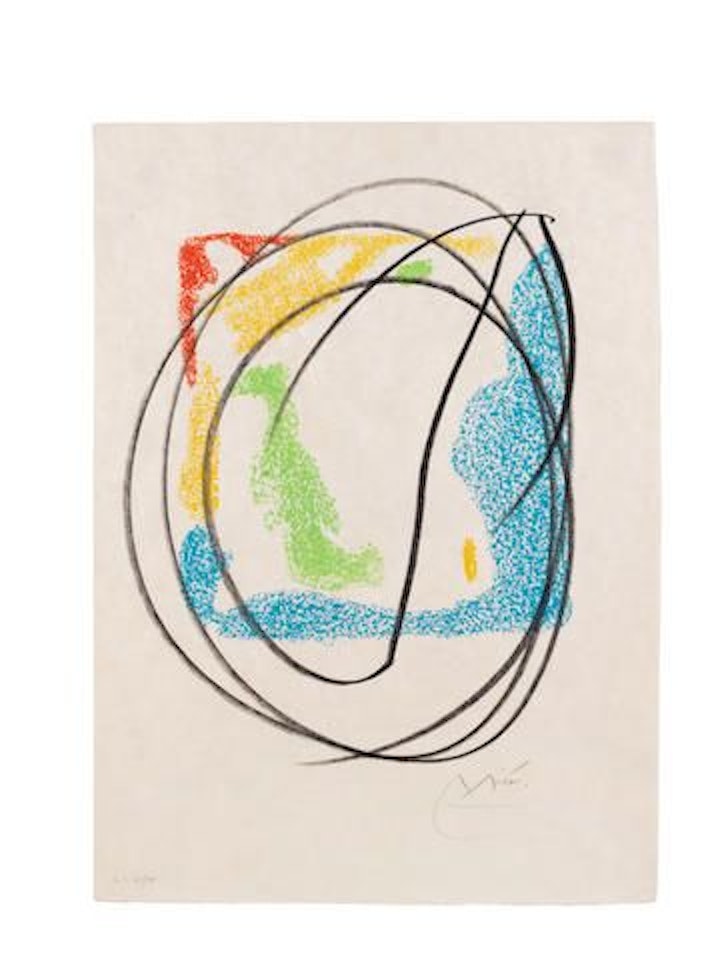 One Plate, from Les Essencies de la Terra by Joan Miró