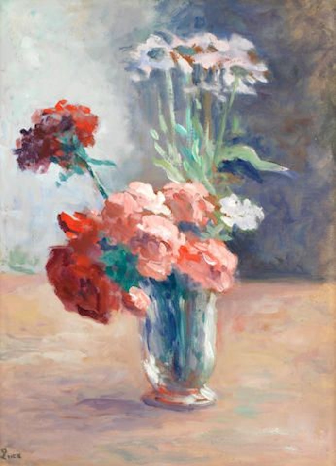 Bouquet dans un vase by Maximilien Luce