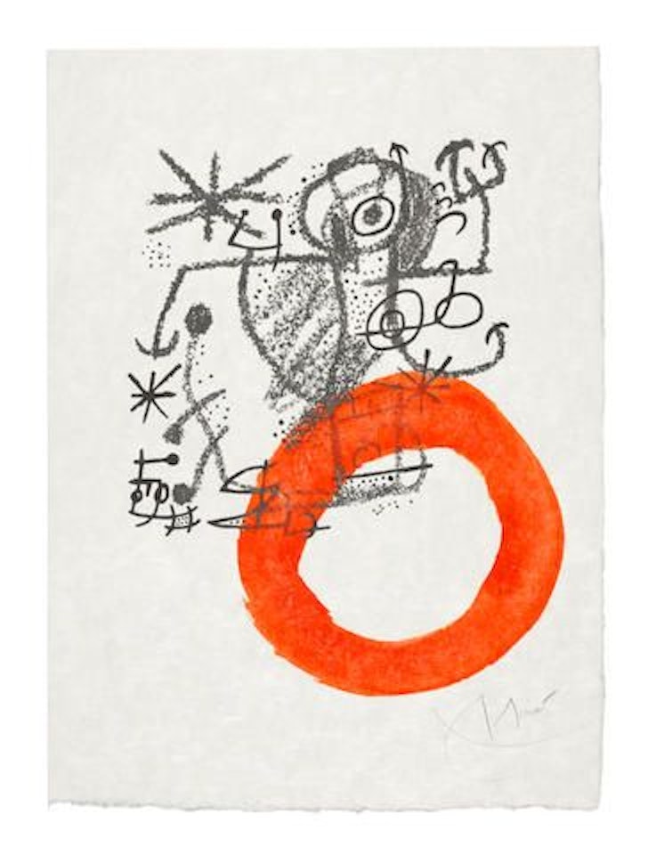 One Plate, from Les Essencies de la Terra by Joan Miró
