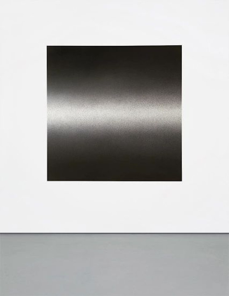 Wall Drawing #1185 Scribbles: Inverted Curve (Horizontal) by Sol LeWitt