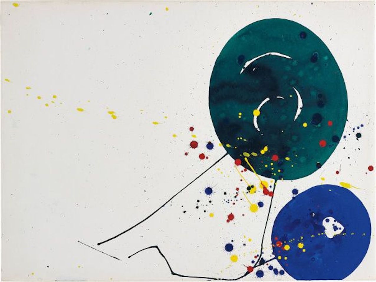 Untitled (SF63-050) by Sam Francis