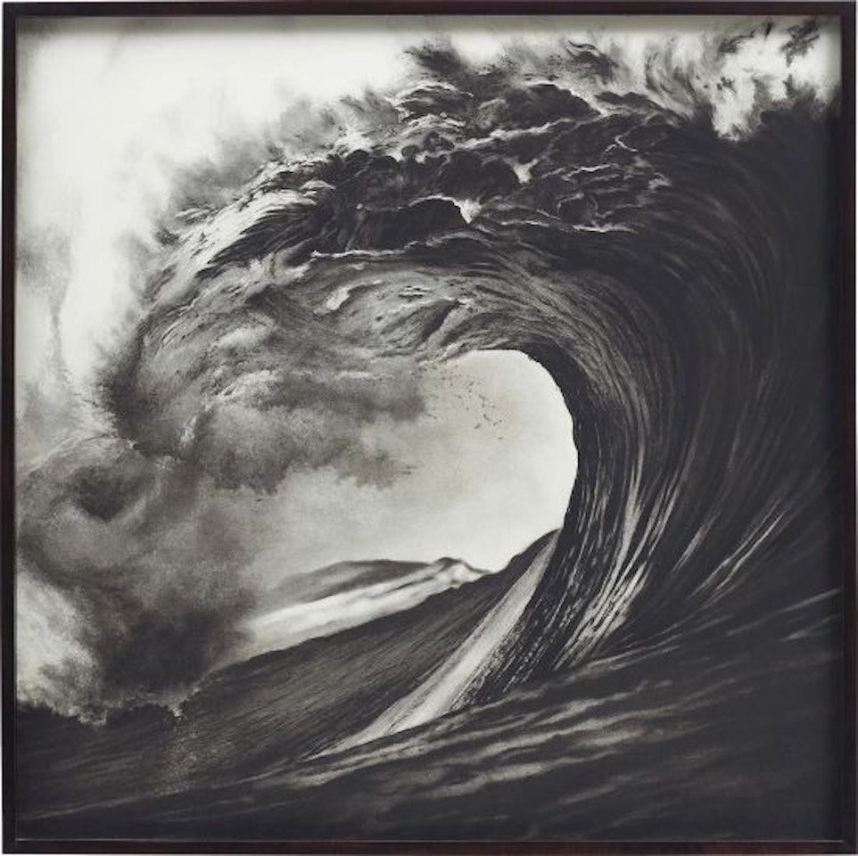 Untitled (Backdoor-Pipeline, Hawaii-spring '99) by Robert Longo