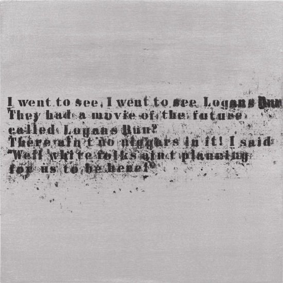 The Future #1 by Glenn Ligon