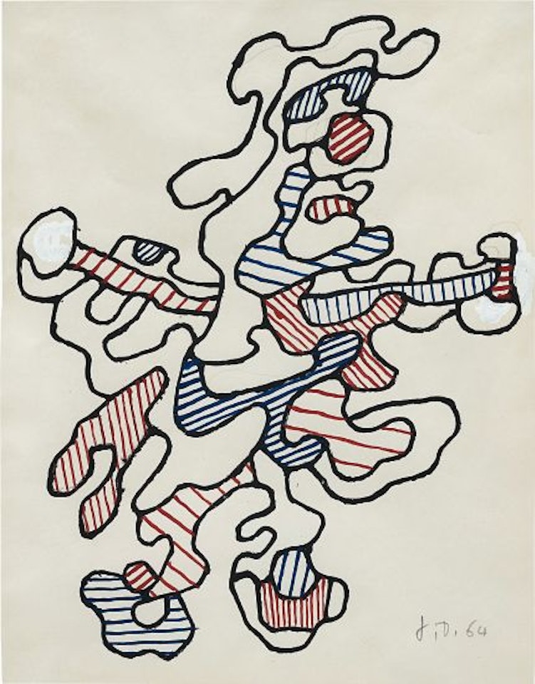 Personnage IV by Jean Dubuffet