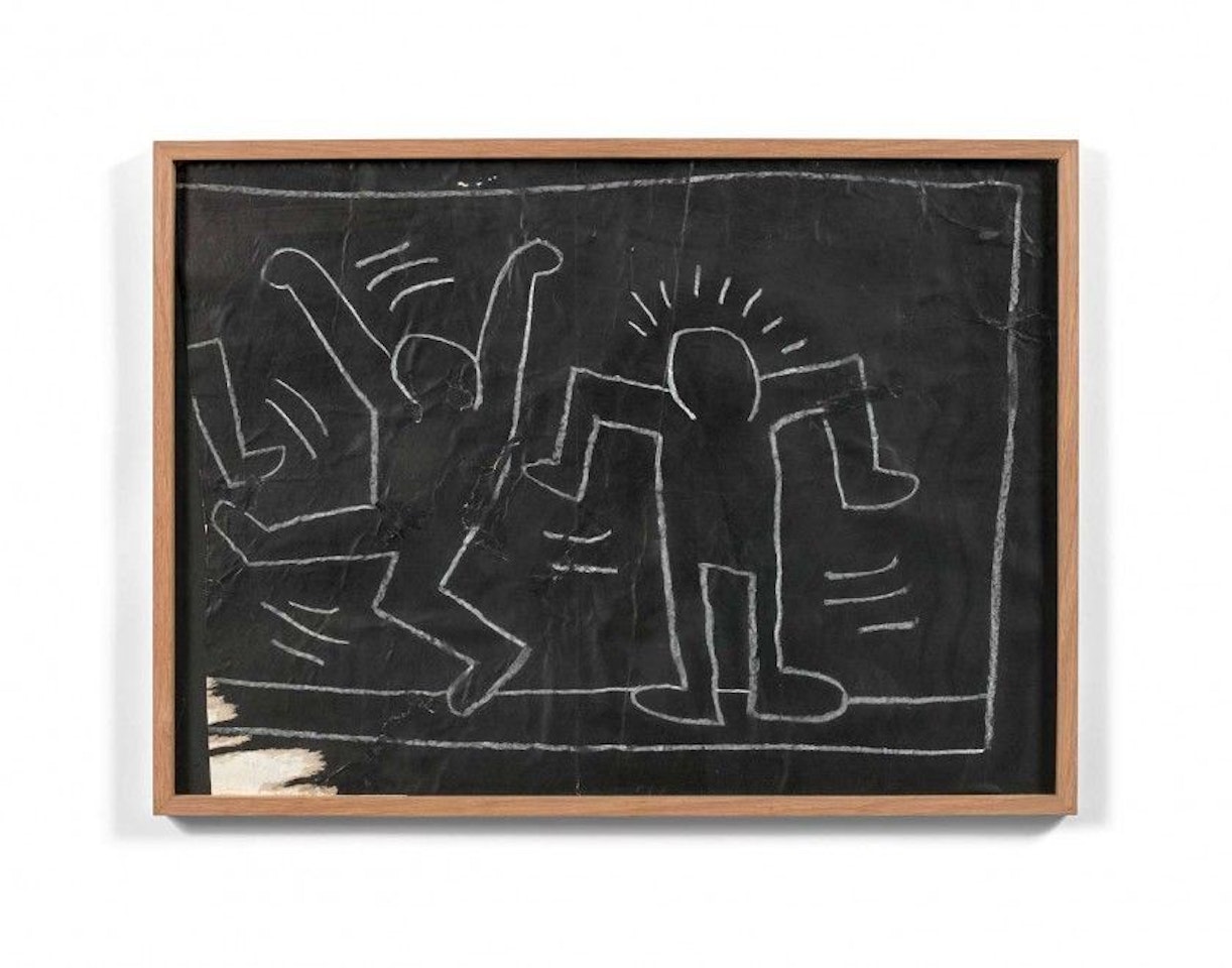 Untitled (Subway drawing) by Keith Haring