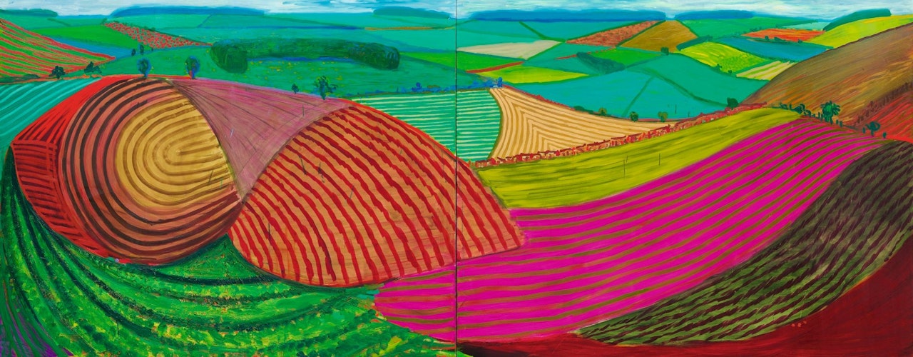 DOUBLE EAST YORKSHIRE by David Hockney