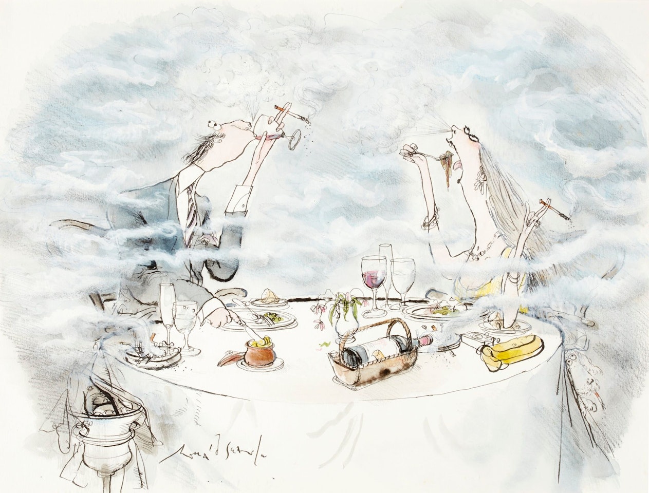 AN EIGHTH DEADLY SIN by Ronald Searle