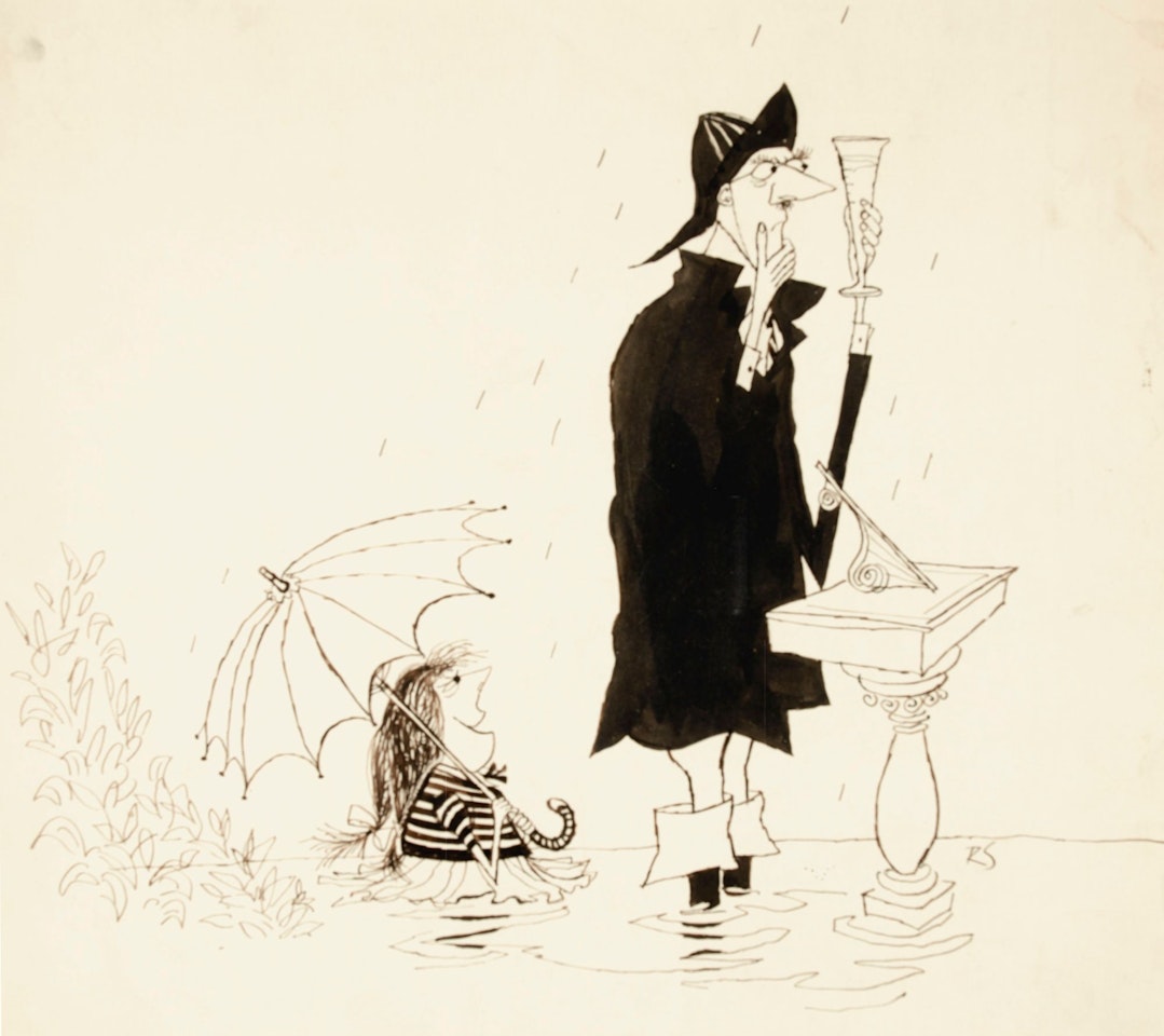 WILL IT BE A SUPER SUMMER, DADDY? by Ronald Searle