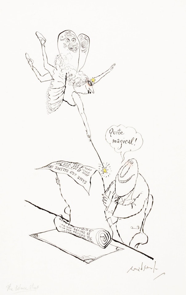 THE MAGICAL BALANCE SHEET by Ronald Searle