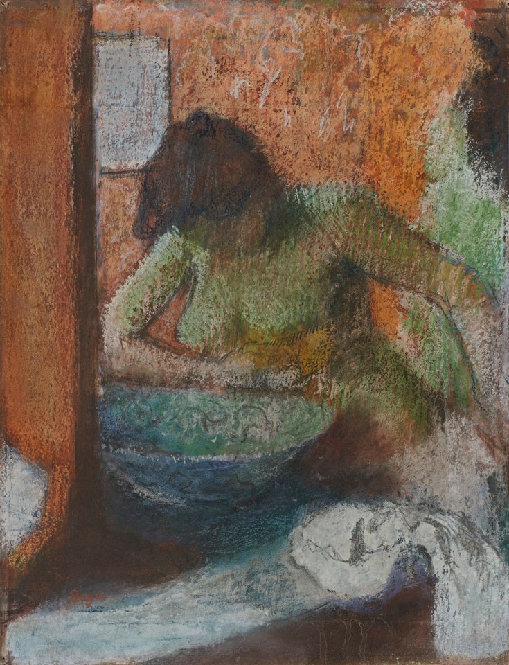 FEMME À SA TOILETTE by Edgar Degas