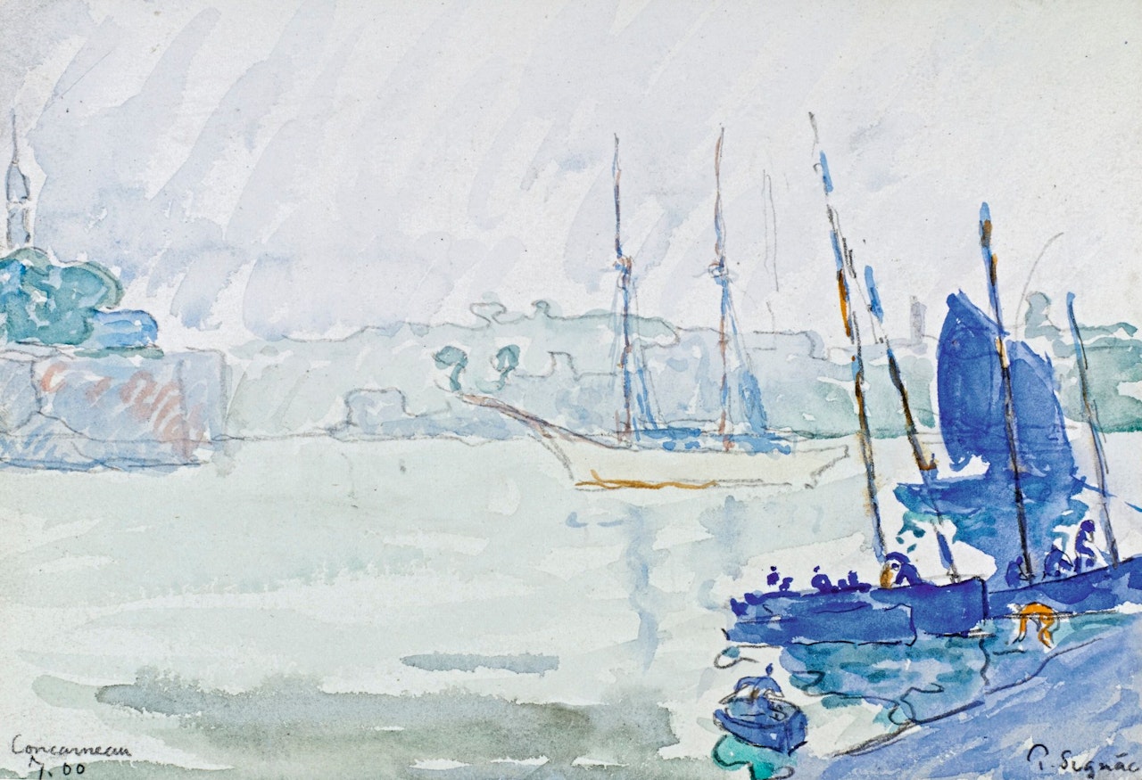 CONCARNEAU by Paul Signac