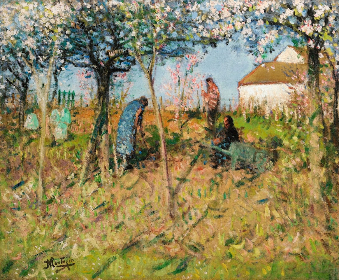 LE VERGER FLEURI by Pierre Eugène Montezin