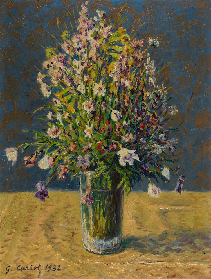 BOUQUET DE FLEURS by Gustave Cariot