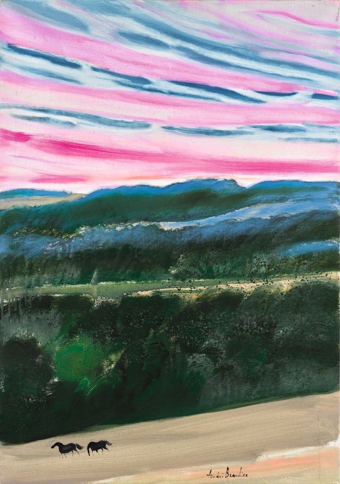 VALLÉE AU CRÉPUSCULE by André Brasilier