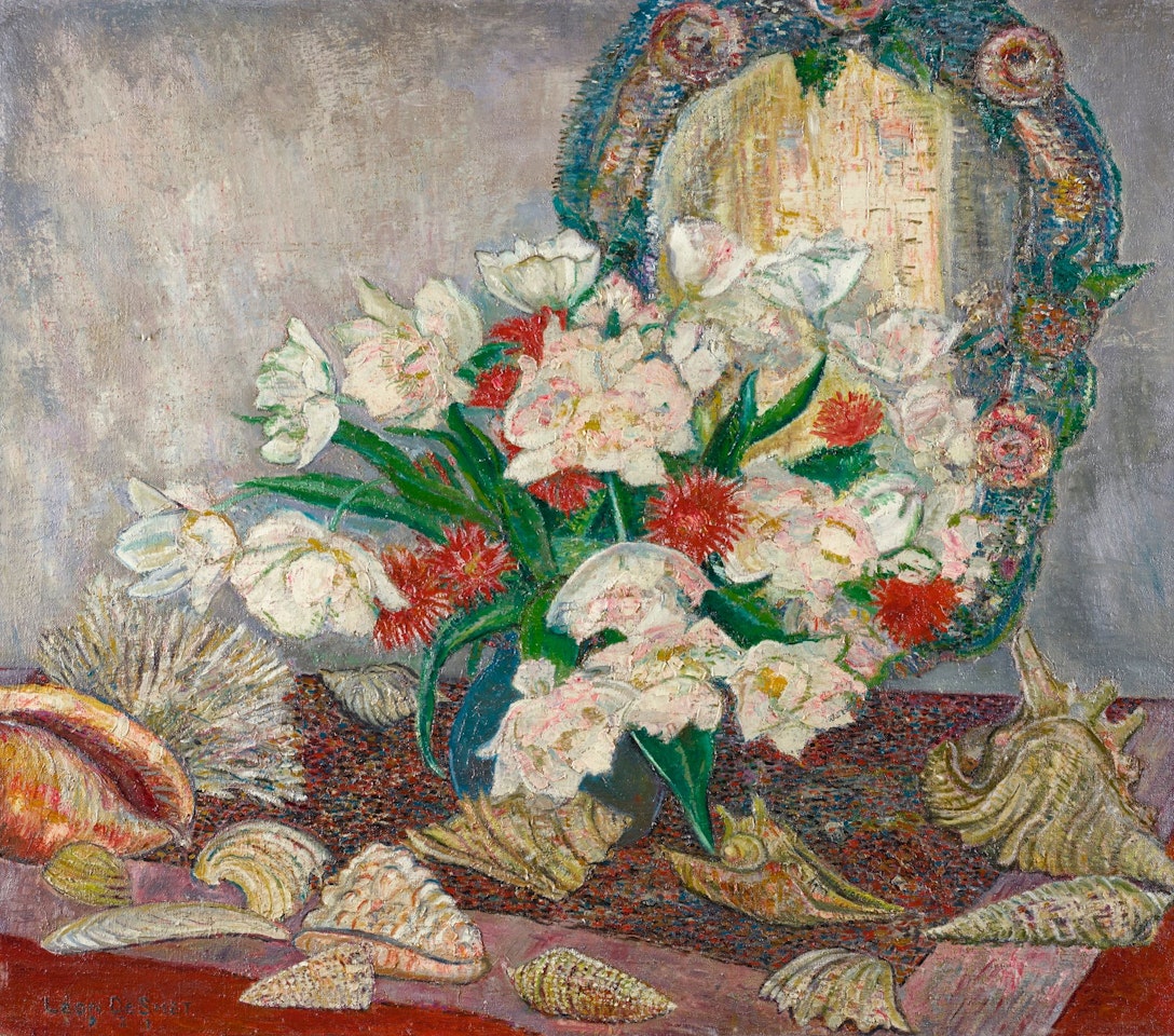FLEURS ET COQUILLAGES by Leon de Smet