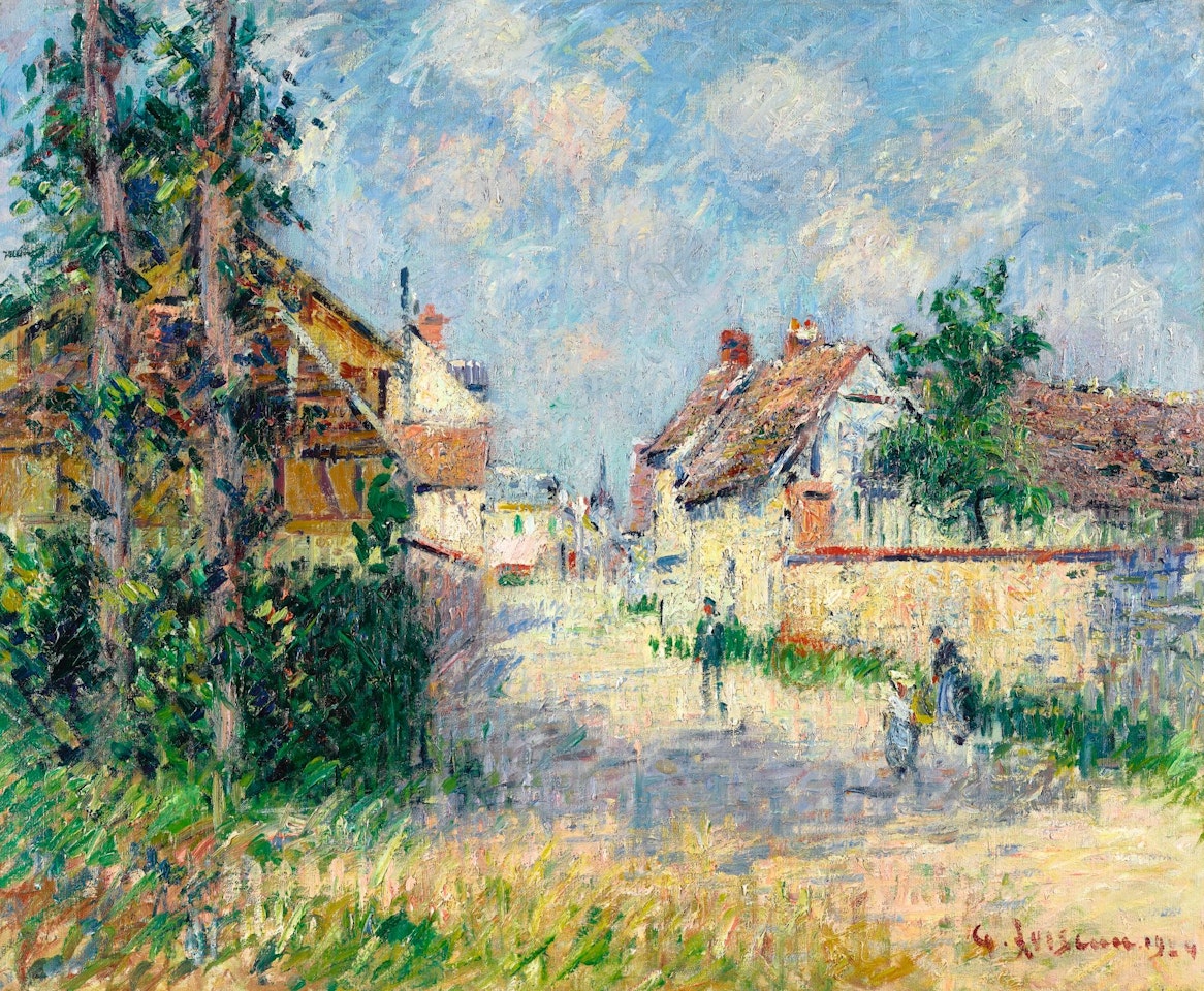 RUE À SAINT-CYR-DU-VAUDREUIL by Gustave Loiseau