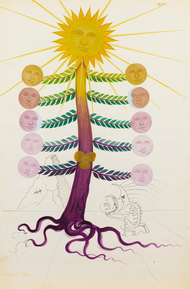 FLOR DALÍ (ÉTUDE) by Salvador Dali