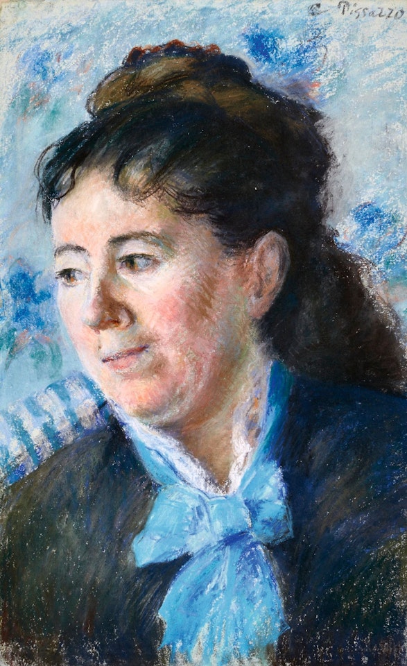 PORTRAIT DE FÉLICIE VELLAY ESTRUC by Camille Pissarro