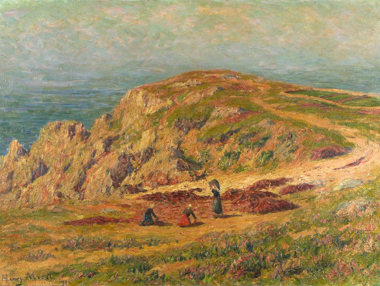 LA CÔTE D'EQUIBIEN, FINISTÈRE by Henry Moret