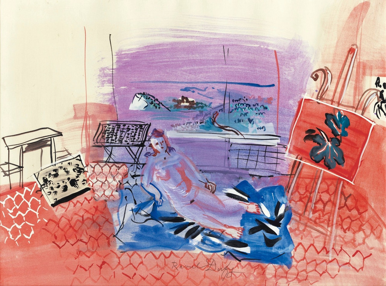 L'ATELIER À VENCE by Raoul Dufy