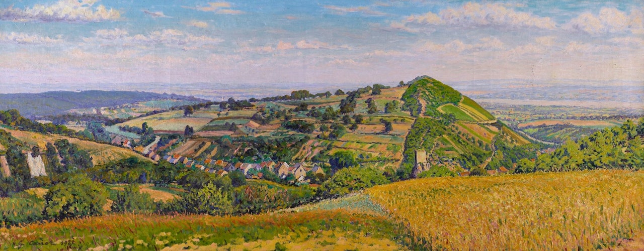 PAYSAGE DE RHÉNANIE by Gustave Cariot