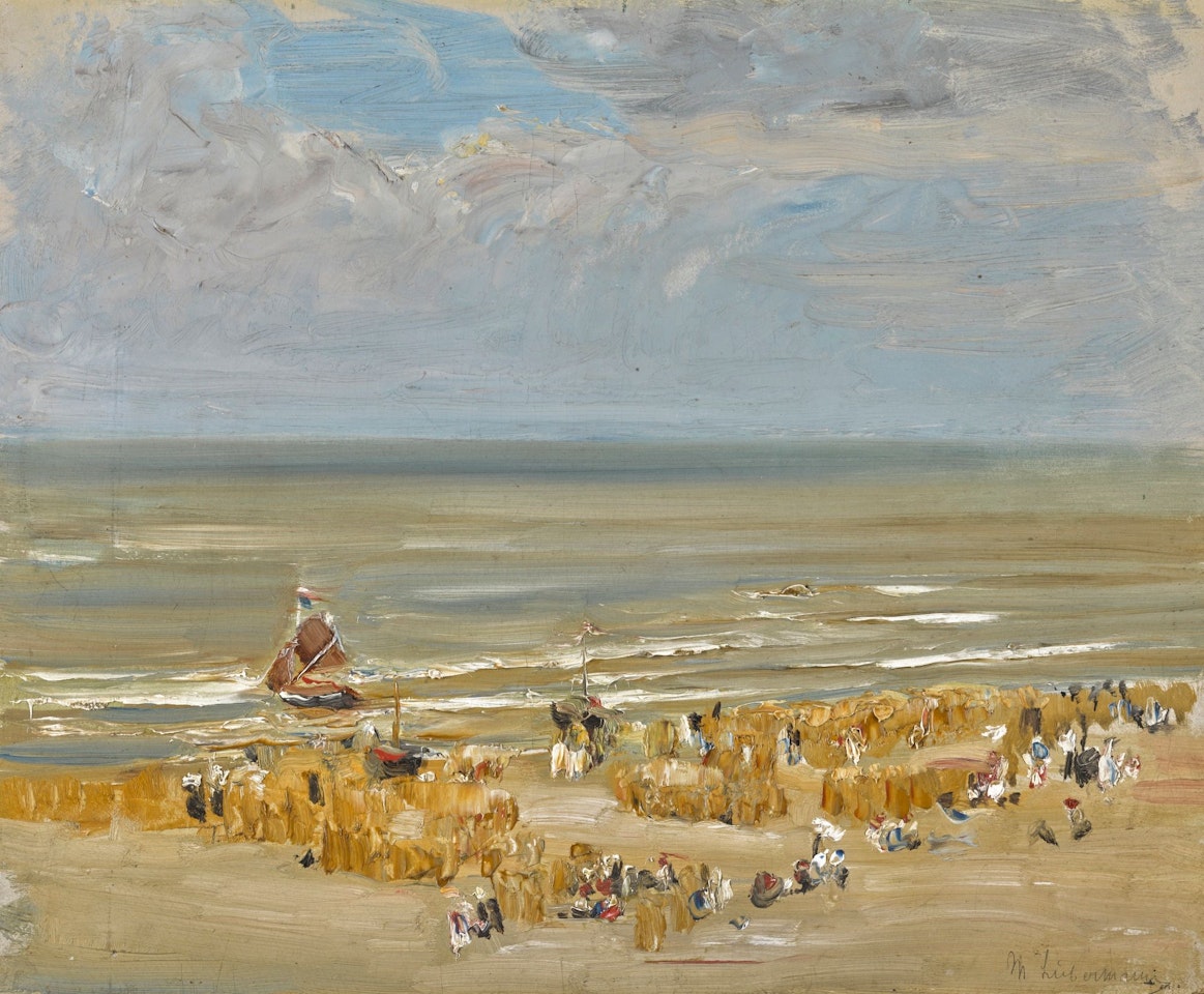 STRAND VON NOORDWIJK (BEACH OF NOORDWIJK) by Max Liebermann