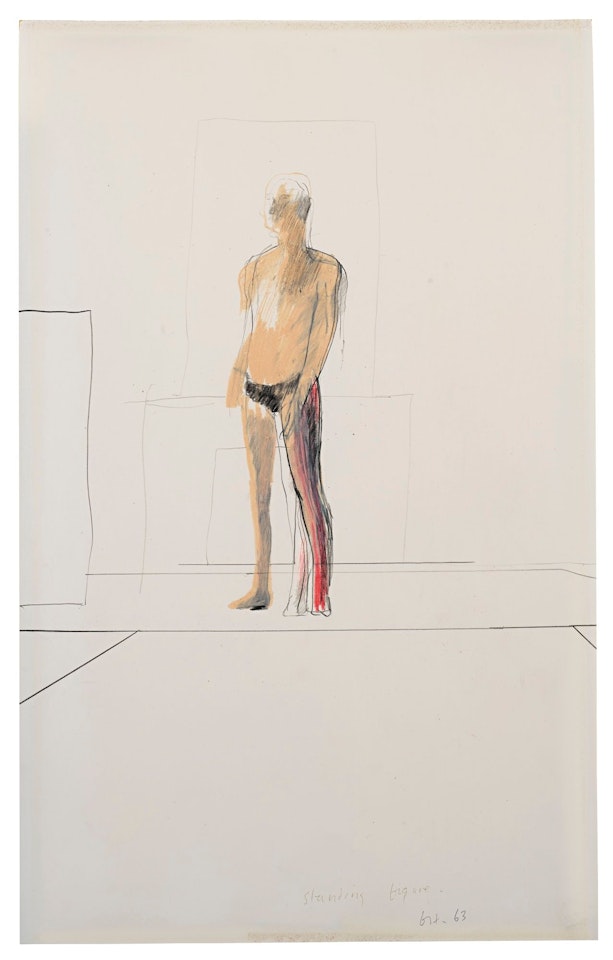 STANDING FIGURE by David Hockney