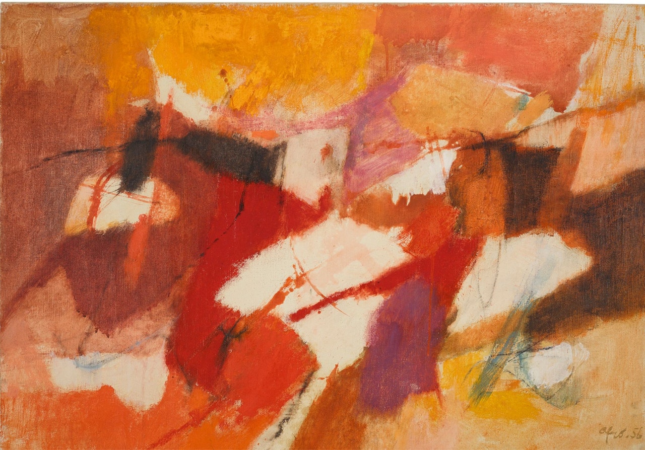 COMPOSIZIONE ROSSO GIALLO by Afro