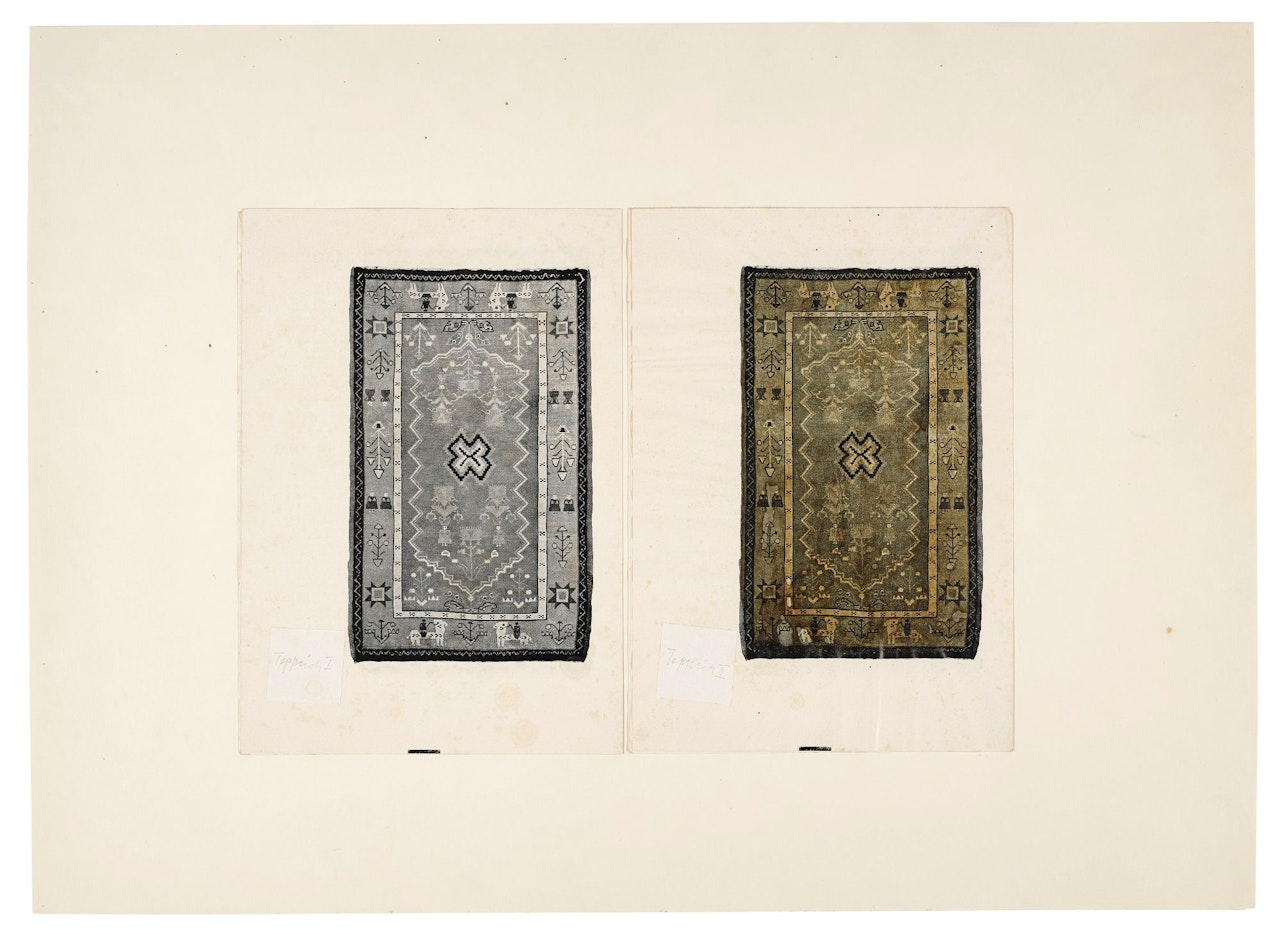 TEPPICH I / TEPPICH II (TEPPICH II MIT HASENBLUT) by Joseph Beuys