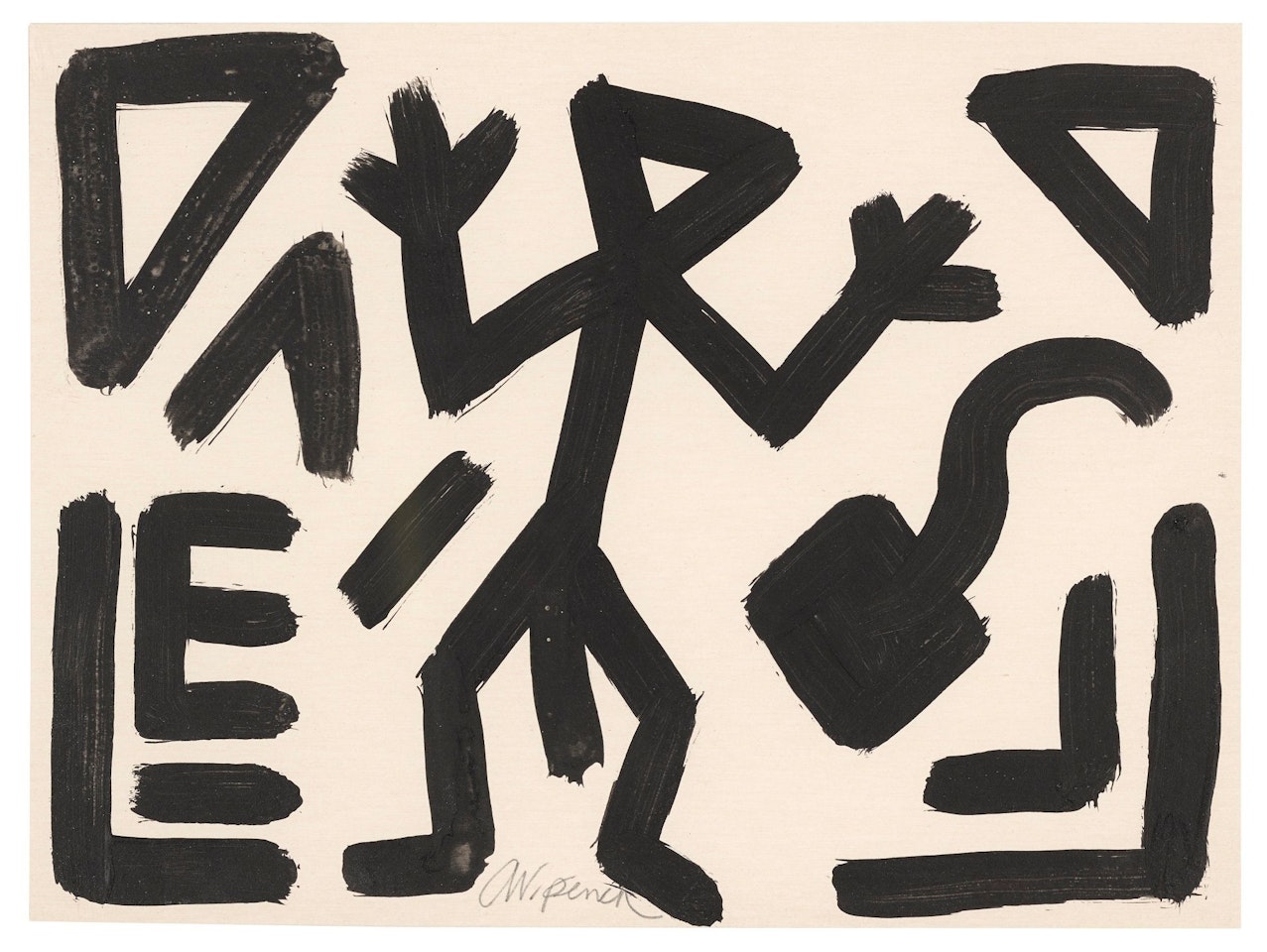 UNTITLED by A.R. Penck