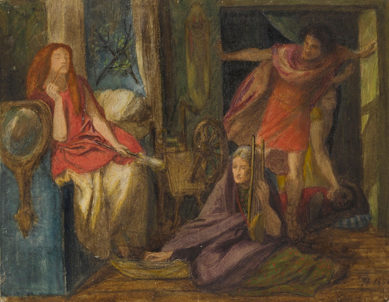 THE RETURN OF TIBULLUS TO DELIA by Dante Gabriel Rossetti