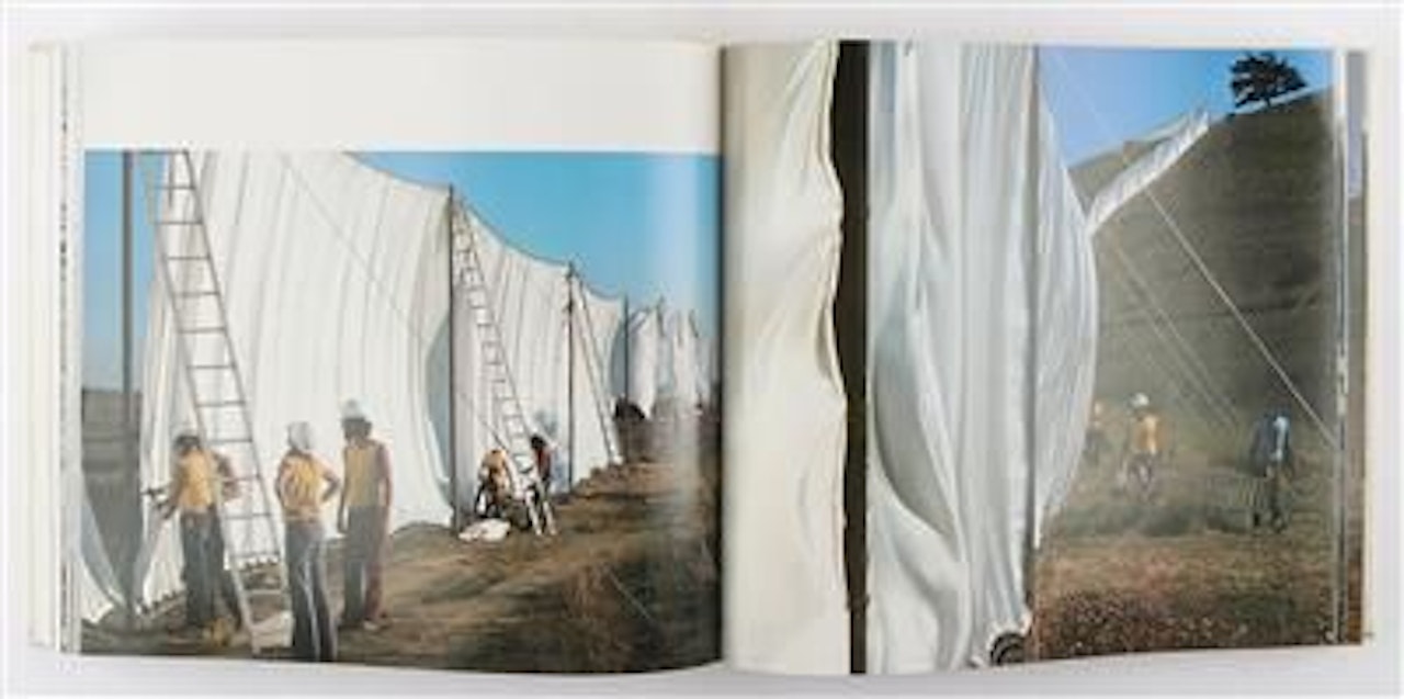 Running fence; Sonoma and Marin Counties by Christo