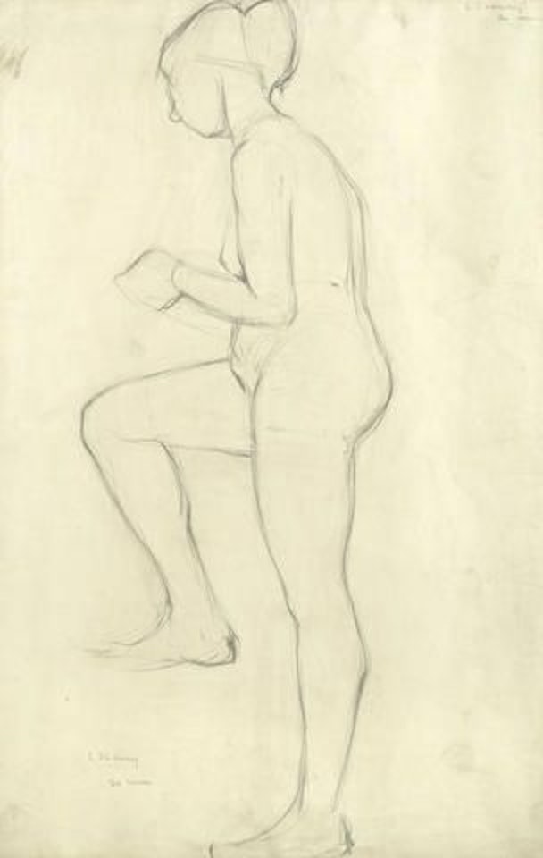 Study of a Standing Nude by Laurence Stephen Lowry