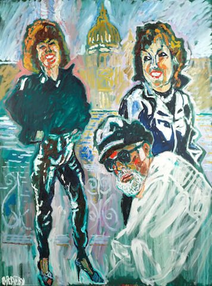 John Bratby as Joss Ackland and Patti After The Rain by John Bratby