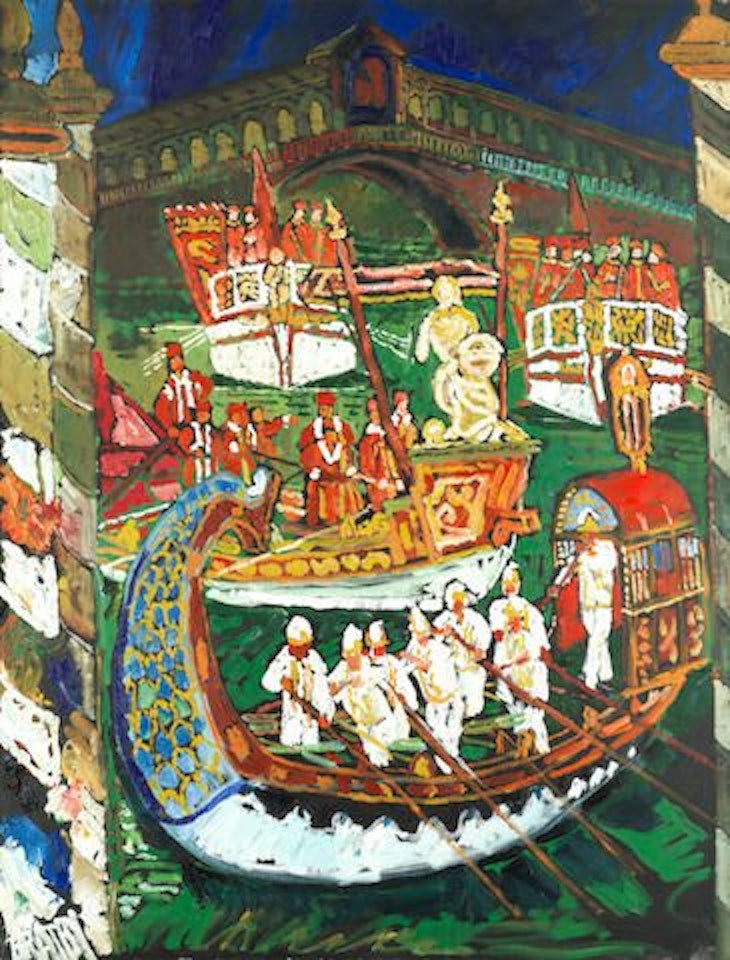 Venice Regatta by John Bratby