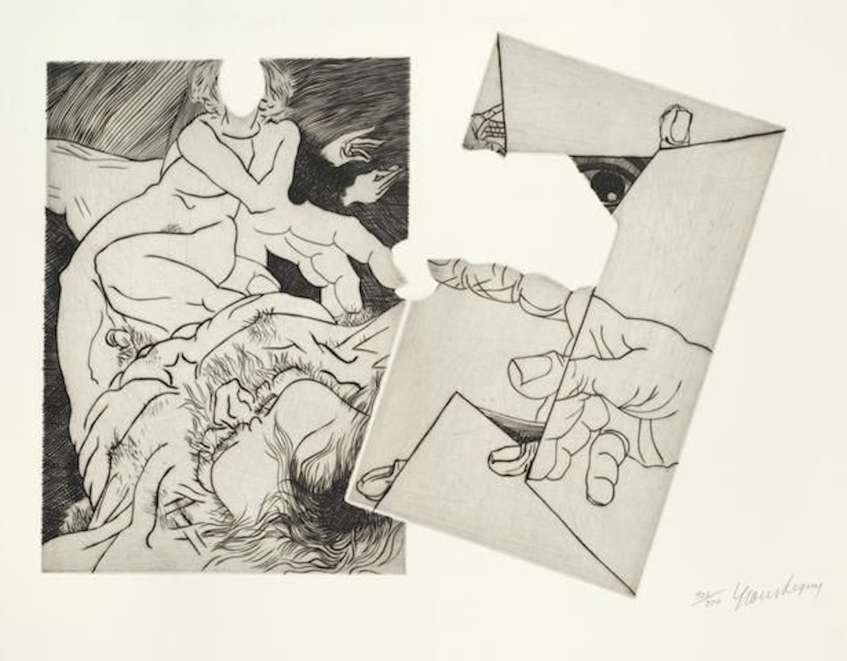 Three plates, from 'Homage a Michelangelo by Various Artists