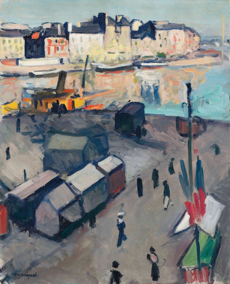 Le Havre, le bassin by Albert Marquet