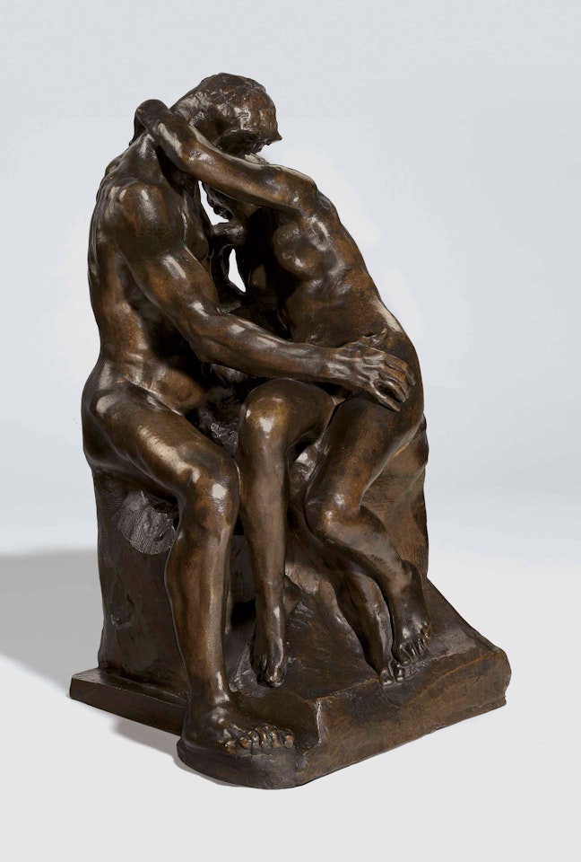 Baiser, moyen modèle dit "Taille de la Porte" - modèle avec base simplifiée by Auguste Rodin