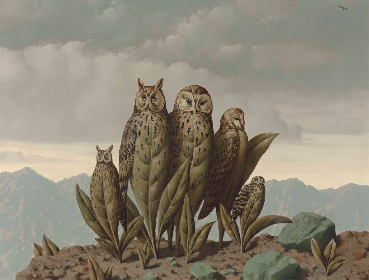 Les compagnons de la peur by René Magritte